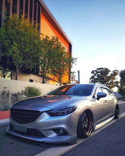 Реснички на фары var №1 Mazda 6 / Atenza GJ (2012 - 2018) + УСТАНОВОЧНЫЙ КОМПЛЕКТ
