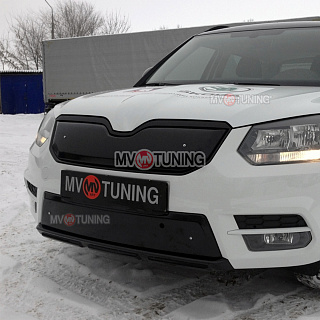 Нижний зимний экран Skoda Yeti City (2013 - 2018) ТЕКСТУРНЫЙ ПЛАСТИК
